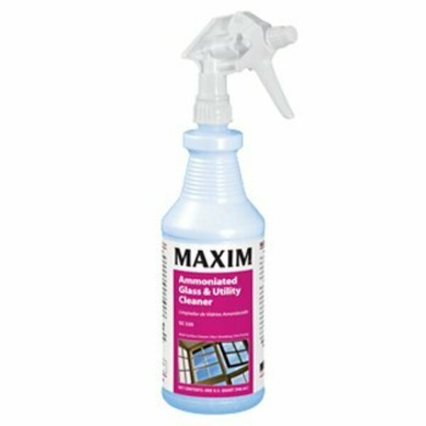 Midlab Inc. Maxim Ammoniated Glass Cleaner 1 Quart Bouquet Scent GC520, 12PK 052000-12